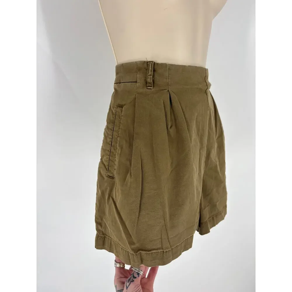 Anthropologie Olive Shorts (B51#13) - Picture 6 of 12